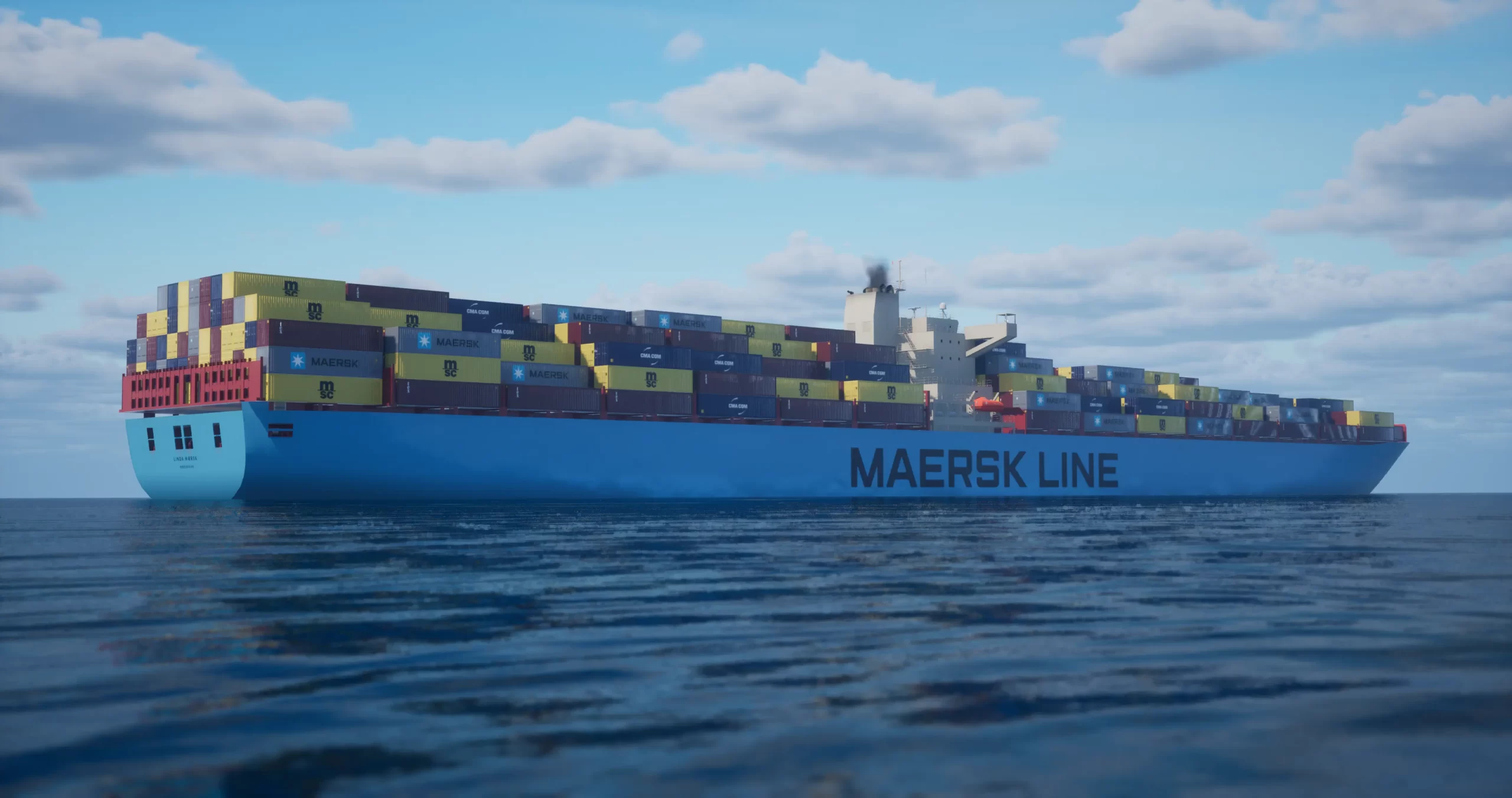 Cargo Ship- Realtime Fluid Simulation